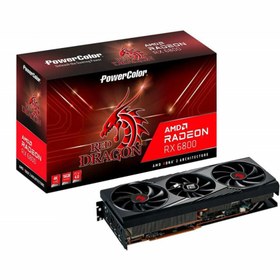 تصویر کارت گرافیک پاور کالر RED DRAGON RX 6800 16GB PowerColor RED DRAGON RADEON RX 6800 16GB GDDR6 Graphics Card