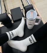 تصویر جوراب ورزشی ساق بلندalo - سفید alo