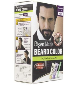 تصویر رنگ موی ریش B101 مشکی طبیعی ۴۰ گرم برند bigen B101 Beard Color Natural Black 40grams