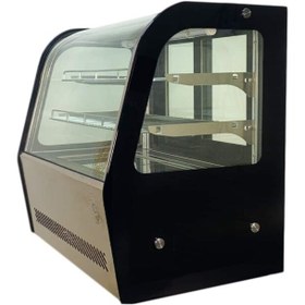 تصویر شو کیک رومیزی 70 سانت شیشه خم ABA 