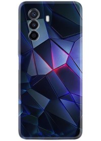 تصویر خرید کاور موبایل هواوی نوا Y70 مارک kılıfland Renk71 ty345051407 Huawei Nova Y70 Kılıf Resimli Desenli Silikon Platinium Series Üçgenler 2 1872