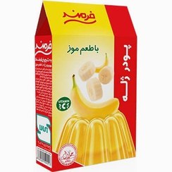 تصویر پودر ژله موز فرمند وزن ۱۰۰ گرم 