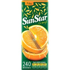تصویر آبمیوه سان استار پرتقال 240 میلی لیتر (باکس 36 عددی) 