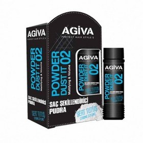 تصویر پودر حالت دهنده مو آگیوا 03 رنگ قرمز AGIVA AGIVA POWDER DUSTIT 03