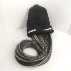 تصویر کلاه زمستانی مویی 