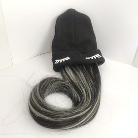 تصویر کلاه زمستانی مویی 