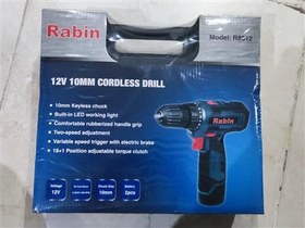 تصویر دریل شارژی 12 ولت رابین مدل  R8612 RABIN cordless drill driver R8612