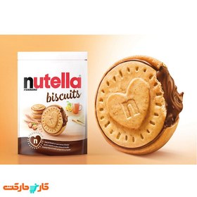 تصویر بیسکوییت نوتلا کرم شکلاتی 304 گرم Nutella biscuit ا 00655 00655