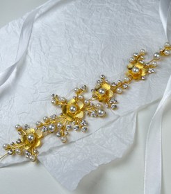 تصویر ریسه مو گل طلایی 