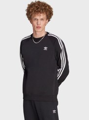 تصویر سویشرت کلاسیک سه خطی برند adidas originals Classic 3 Stripe Sweatshirt