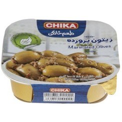 تصویر زیتون پرورده 100 گرم چیکا 