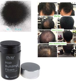 تصویر الیاف ضخیم‌کننده مو ۲۲ گرم برند dexe Hair Building Thickening Fibers 22grams