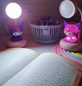 تصویر چراغ مطالعه و‌چراغ خواب کرومی 