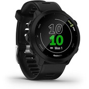 تصویر GARMIN GPS Smartwatch Forerunner 55 | Fitness Tracking Runners Watch with 2 Weeks of Battery Life | Built-in Sports Apps and Race Predictor 