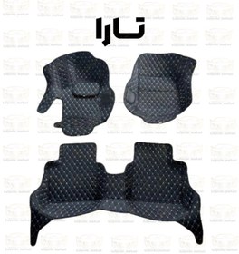 تصویر کفپوش ۵ بعدی ایران خودرو تارا چرم ۰۹۰ دلتا ایویا 