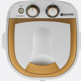 تصویر مینی واش جنرال تکنیک 3 کیلویی مدل SH-MW3021 سفید ا generaltechnic mini wash 3kg model sh-mw3021 white gold generaltechnic mini wash 3kg model sh-mw3021 white gold