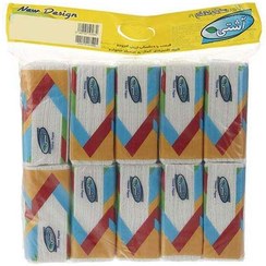 تصویر دستمال کاغذی آشتی ۱۰۰ برگ بسته ۱۰ عددی 