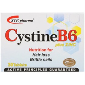 تصویر سیستین + ب6 اس تی پی فارما 30 قرص Cystine + B6 STP Pharma 30tabs