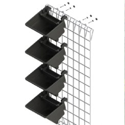 تصویر گلدان دیوار سبز 