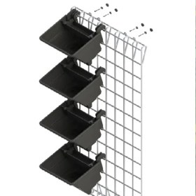 تصویر گلدان دیوار سبز 