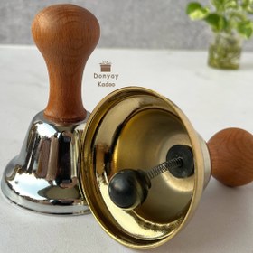 تصویر زنگ دسته چوبی 