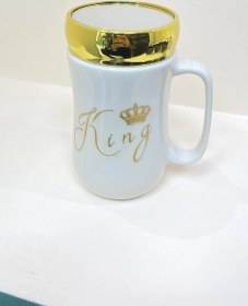 تصویر ماگ درب آینه ای (مدل KING) 