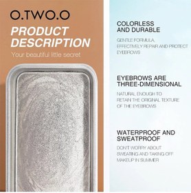 تصویر صابون حالت‌دهنده ابرو شفاف برند o.two.o Brow Styling Soap Clear