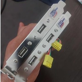 تصویر دو عدد پورت USB 2.0 پشت کیس (پنل USB 2.0 دو پورت) 