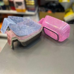 تصویر کاسه رنگ مو اکلیلی مستطیل 