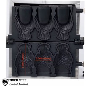 تصویر وافل ساز طرح ماهی مدل (Best)-PFY-110B) 