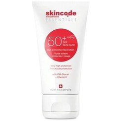 تصویر لوسیون ضد آفتاب اسکین کد مدل Sun Protective حجم 50 میلی لیتر Skin Code Sun protection face lotion spf 50+