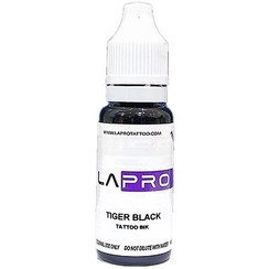 تصویر رنگ تاتو لاپرو مشکی TIGER BLACK 