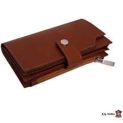 تصویر کیف پول اسپرت دستی تمام چرم گاوی کد C5-114 