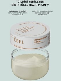 تصویر اسکراب بدن عصاره نارگیل مرطوب کننده تغذیه تسکین دهنده و تصفیه لایه برداری از 275 گرم The Ceel 