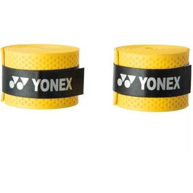 تصویر گریپ بدمینتون زرد یونیکس Yonex بسته دو عددی 