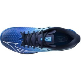 تصویر کفش تنیس Wave Exceed Tour 6 AC Unisex Tennis Shoes Blue مردانه | میزانو Mizuno 61GA247028 