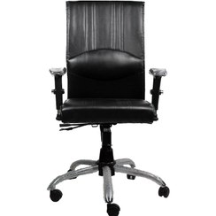 تصویر صندلی اداری و کارمندی مدل کرکره‌ای ارتوپدیک (با گودی کمر) - 