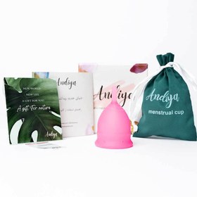 تصویر کاپ قاعدگی آندیا مدل 2 سایز متوسط Andiya Menstrual Cup Medium Size Model 2