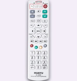 تصویر ریموت کنترل رایتی ویدئو پروژکتور مدل HUAYU HL-695E 