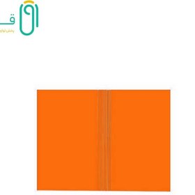 تصویر کرونا پوشه مقوایی 7 خط نارنجی 