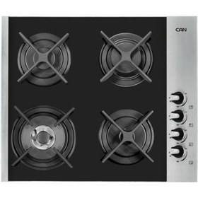 تصویر اجاق گاز صفحه ای شیشه ای کن مدل 422M Can 422M Glass Gas Hob