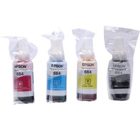 تصویر پک چهار رنگ جوهر EPSON 664 Epson 664 Color ink Pack Of 4