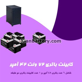 تصویر کابینت باتری 72 ولت 42 آمپر 