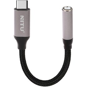تصویر کابل تبدیل تایپ سی به جک 3.5 میلیمتری نیتو مدل NITU NX016 ا NITU NX016 type-C to 3.5mm AUX Cable NITU NX016 type-C to 3.5mm AUX Cable