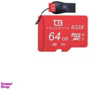 تصویر کارت حافظه microSD XC تروبایت مدل 633X-A2-V30 کلاس 10 استاندارد UHS-I U3 ظرفیت 64 گیگابایت 