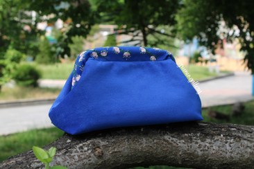 تصویر کیف دستی مخمل مبلی زنانه 