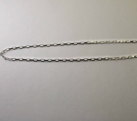تصویر زنجیر نقره ای ساده 