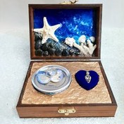 تصویر گردنبند مروارید کنسروی مدل 4100 