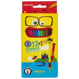 تصویر مداد رنگی 13 رنگ آریا مدل MS7 کد 1202 