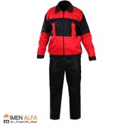 تصویر لباس کار دو تیکه سیلوری مدل مهندسی Silvery engineering workwear